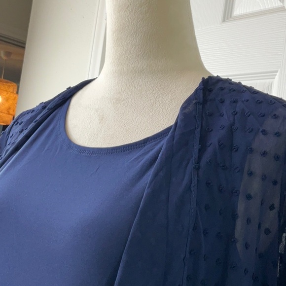 Studio One - Sandra Darren 75827 - Open Front Jacket Sheath Dress  Size S - Picture 11 of 15